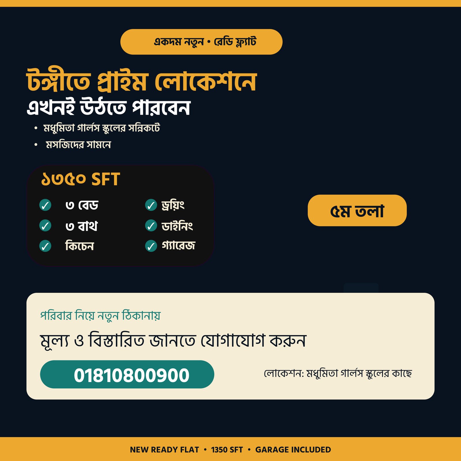 Tongi Ready Flat listing 2
